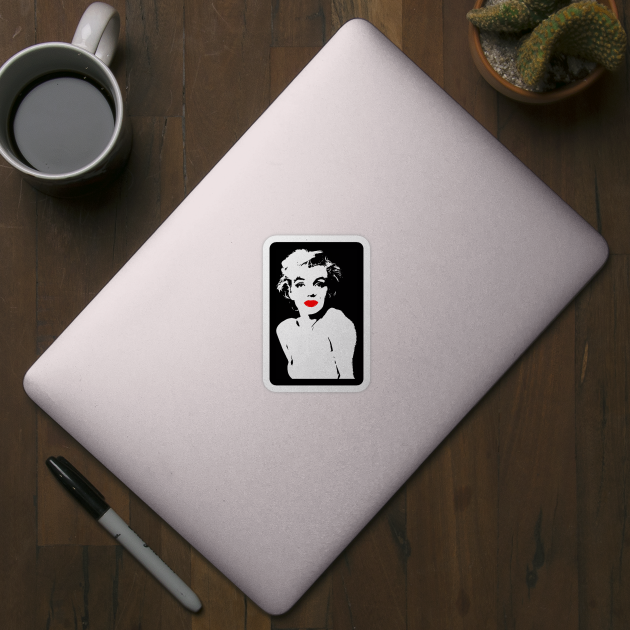 Marilyn Monroe Lips by SiSuSiSu